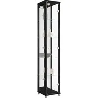 fif möbel Vitrine OPTIMA Standvitrine/Glasvitrine 1x Glastür,perfekt für Sammler,Sammlervitrine