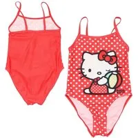 Hello Kitty Badeanzug rot mit Punkten Hello Kitty