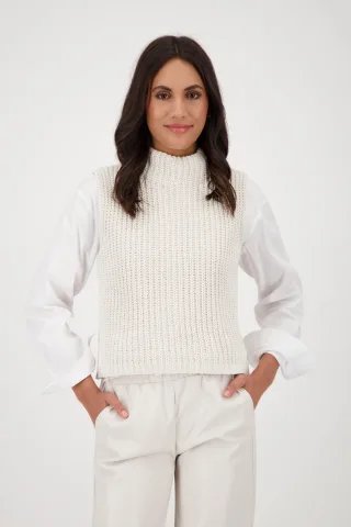 monari - Strickpullunder oat milk - Gr. - 44