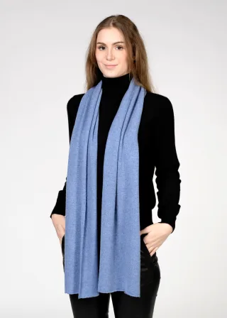 IN LINEA - NOS Schal 615 denim mel. - Gr. - One Size