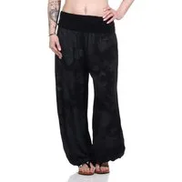 OriginalYou Haremshose Sommerhosen luftige Flatterhose für Damen leichte Pumphosen BOHO bequemer Bauchbund, hautfreundliches Material, weites Bein