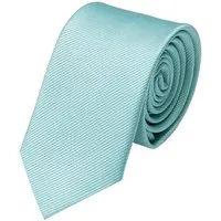 GASSANI Krawatte Schmale Männer Slim-Fit Gestreifte Uni Rips Rippen Herren-Krawatte (1-St., Businesskrawatte, Feine Streifen) Männer-Schlips, Seide-Touch, moderne 6cm oder 8cm Ripskrawatte
