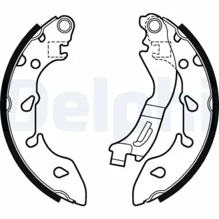 Delphi Bremsbacken hinten Chevrolet Hhr Fiat 500 Panda Ford Ka