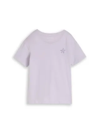 tom tailor kids - Oversize T-Shirt mit Rückenprint cool lilac - Gr. - 110