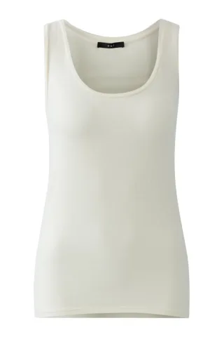 Oui - Tank Top weiß - Gr. - 36