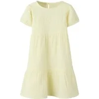 Name It Tunikakleid NMFJASMIN SS DRESS NOOS Baumwolle - Musselin, mit Volant