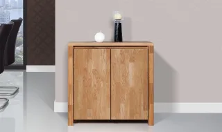 Kommode Schrank MAISON Eiche massiv 80x77x45 cm