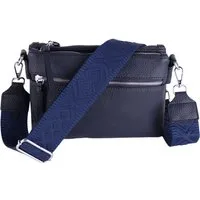 MIRROSI Umhängetasche Damen, Veganleder Crossbody Tasche Bag, Schultertasche (Extra dünnes Design mit einem 5 cm breiten Tragegurt, 24,5x17x3cm (BXHXT), gemusterten & verstellbaren Schulterriemen