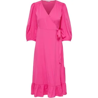 Only - "Olivia" Wickelkleid für Damen (Fuchsia Lila)