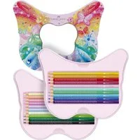 Faber-Castell Buntstift FABER-CASTELL Geschenkset Buntstifte Sparkle Schmetterling 20 Stück