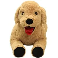 Tinisu Plüschfigur Labrador Kuscheltier Hund liegend – Golden Retriever Plüschtier
