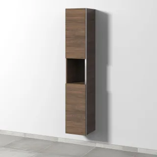 Sanipa 3way Hochschrank mit 2 Türen und 1 offenem Fach, Eiche-Arizona BR11280