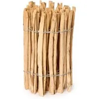 Garronda Zaun Staketenzaun 60cm x 5m zum Stecken aus Holz Lattenweite 3-5cm GD-0079, Holz