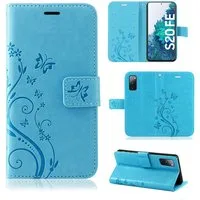 betterfon Handyhülle Handytasche für Samsung Galaxy S20 FE Wallet Case Handyhülle Grau, Wallet Case mit Kartenfächern Magnetverschluss und weicher Innenhülle