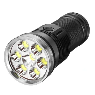 HAIKELITE HK07 XPH50.2 23000LM 6500K 7 LED Flashlight Super Bright 6 Modes Type-C Charging Searchlight Power Bank