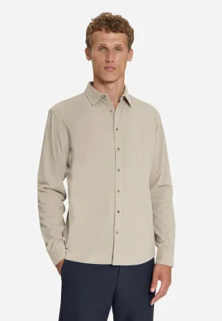 No Excess - Shirt Fine Corduroy cement - Gr. - M