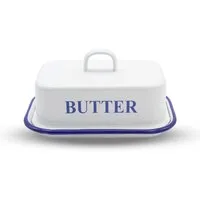 Krüger Butterdose Husum, Emaille, (1-tlg)
