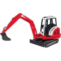 Bruder® Spielzeug-Bagger Schaeff HR16 Minibagger 38 cm (02432), Made in Europe