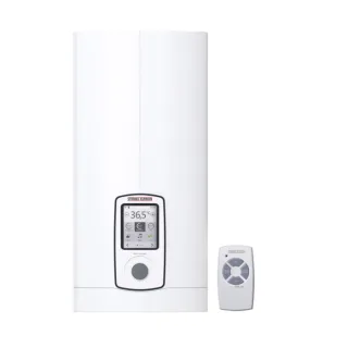 Stiebel Eltron DHE Connect 18/21/24 Komfort-Durchlauferhitzer 234467 vollelektronisch, mit Fernbedienung, weiß, 400 V