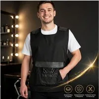 Joya Sports B.V. Kittelschürze Professionelle Friseurschürze – Wasserabweisend mit Taschen