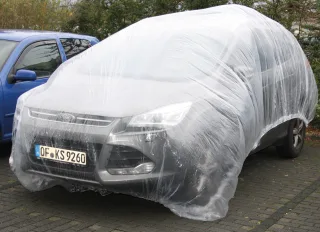 KS Tools Kunststoffgarage, transparent, 6,5 x 3,5 m transparent - 500.8073