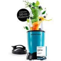 GOURMETmaxx Standmixer Mr. Magic 4-tlg. 400W grün/schwarz, 400 W, Elektrischer Mini-Mixer 500ml pürieren Smoothies Shakes Cocktails