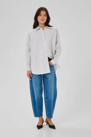 Langarm - Hemd JeanMW Loose fit blue