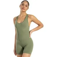 Smilodox Jumpsuit Doralia, Trainingssuit, elastischer Einteiler Rückenausschnnitt, Sommer, figurbetonend, Gym