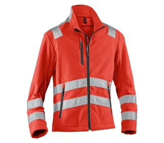 KÜBLER REFLECTIQ Fleecejacke PSA 2 warnrot M - 1407 8339-54-M