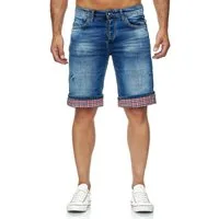 Rusty Neal Shorts Satto mit kariertem Umschlag