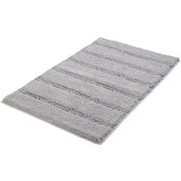 Kleine Wolke Badematte Monrovia, Badvorleger, Badezimmer Teppich, Höhe 23 mm, rutschhemmend beschichtet, fußbodenheizungsgeeignet, Kunstfaser, quadratisch, Badteppich, Uni Farben, gestreift, aus Mikrofaser, waschbar
