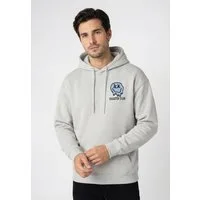SUBLEVEL Hoodie Herren Kapuzenpullover mit verspielten Prints Sweater, Kapuzensweatshirt mit Kängurutasche, mit Kapuze