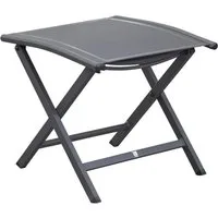 LC Garden Polsterhocker Unicamo Hocker Textilen anthrazit/anthrazit Fußbank