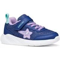 Geox J SPRINTYE GIRL Sneaker Slipper mit schönen Glitzerdetails, Größenschablone zum Download