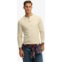 Superdry Langarmshirt LW TEXTURED GRANDAD TOP