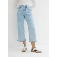 bonprix 7/8-Jeans verkürztes 7/8-Design, weites Bein, Loose Fit, mit Elasthan-Anteil