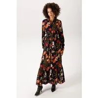 Aniston CASUAL Maxikleid mit farbenfrohen Blumendruck - jedes Teil ein Unikat - NEUE KOLLEKTION