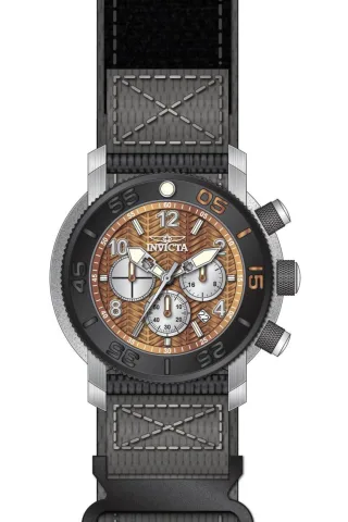 Invicta Coalition Forces 50094 Herrenuhr - Quarzwerk - Edelstahl mit kupferfarbenem Zifferblatt - 50 mm