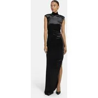 Nicowa A-Linien-Kleid GIUWIA (1-tlg) aus Samt mit Rockschlitz
