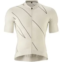 Gonso Radtrikot Road Jersey Print M Herren Fahrradtrikot kurzarm, Full-Zip Trikot, Rückentasche, Slim Fit