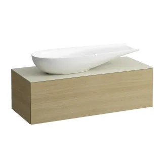 LAUFEN Waschtischunterschrank und Waschtischplatte ALESSI 500x1200x370 H4313220972501