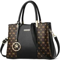 feinlux Henkeltasche Henkeltasche (Packung, Handtasche Tragetasche Aktentasche), für Frau Frauen Jungen Freizeit Arbeit Business Schule Büro Reisen usw