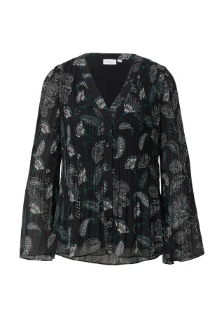 comma - Bluse schwarz - Gr. - 36
