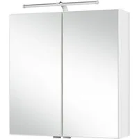 welltime Spiegelschrank Turin Breite 60 cm, mit LED-Aufbauleuchte
