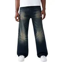 True Religion Relax-fit-Jeans Jeans True Religion Vinny SN Flap (1-tlg) Getönte Waschung mit übertriebenen Schnurrhaaren