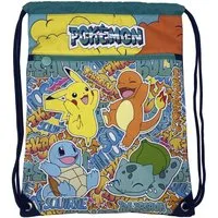 POKÉMON Turnbeutel 43 × 33 × 1 cm Sportbeutel Kinder mit Kordelzug für Schule (1-tlg)