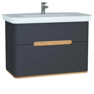 Vitra Sento Set 98 cm, 2 Laden, Anthrazit Matt, 60838 60838