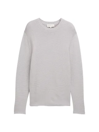 Denim Tom Tailor - Relaxed Fit Strickpullover light stone grey melange - Gr. - XXL