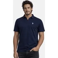 U.S. Polo Assn. Poloshirt USAAce - Herren Shirt aus Baumwolle mit offenem Kragen Modernes Polo Shirt mit offenem Kragen und Logostickerei