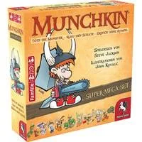 Munchkin Fantasy Super-Mega-Set, Kartenspiel Basisspiel inkl. 1 Erweiterung